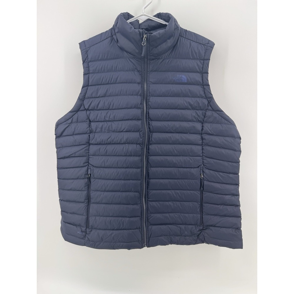 North Face 700 Vest Womens 3XL Navy Puffer Fill Goose Down Outdoors Casual
